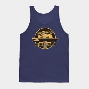 HMS Queen Elizabeth (distressed) Tank Top